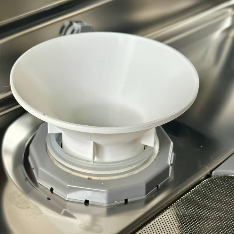 Heavy Duty 45Mm Dishwasher Salt Funnel Water Softener Anti Spill Filling Tool For Dishwasher Maintenance Durable Plastic