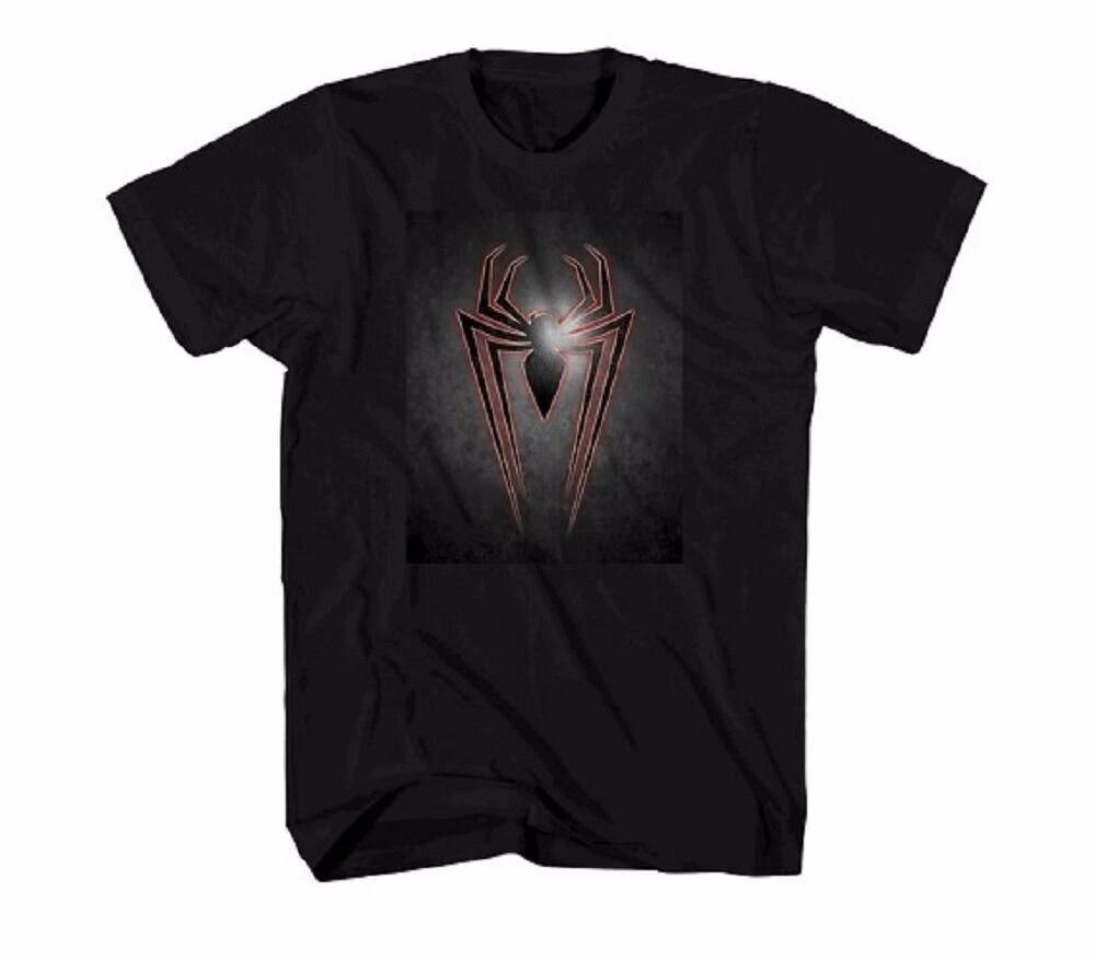 Spider-Man Metal Spider Symbol Marvel Comics Shirt S