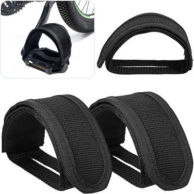 Bicycle Pedal Straps Nylon Toe Clip Foot Strap Belt Adhesive Bicycle Pedals Fixed Gear Road Bike Parts MTB Accessories