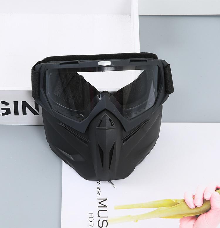 

Маска для катання Окуляри Мотокрос Окуляри Лижні Окуляри для спорту на відкритому повітрі Вітрозахисні Багатоколірні Знімні Чоловічі Жіночі Окуляри чистий