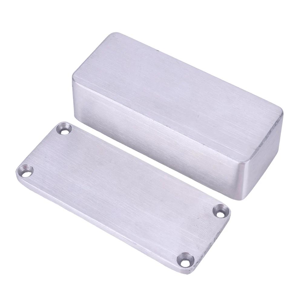 1-3 peças Caixa de Stompbox de Alumínio Efeitos Estilo 1590A 1590B Gabinete de Pedal com Parafusos Kit de Instrumento Musical Caixa Stompbox para Guitarra