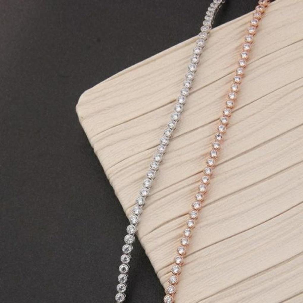 Atria One-Line One Tennis Gorgeous Women's Fashion Necklace AAANETN0003