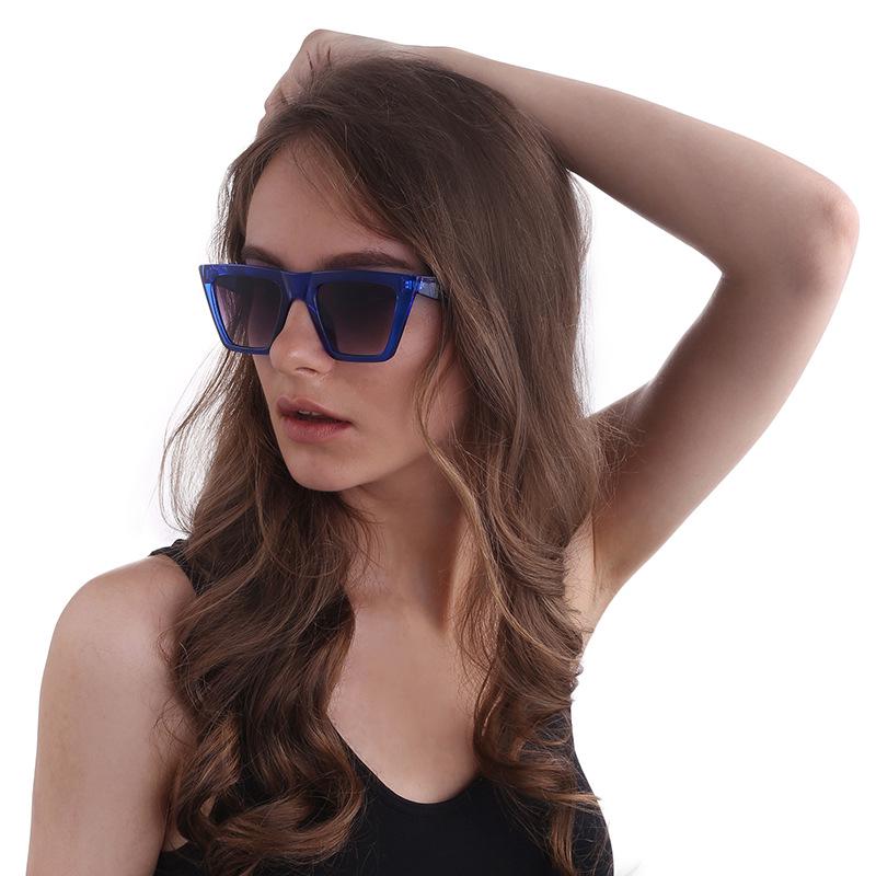 European-American Unisex Cat Eye Fashion Sunglasses - Model 6881