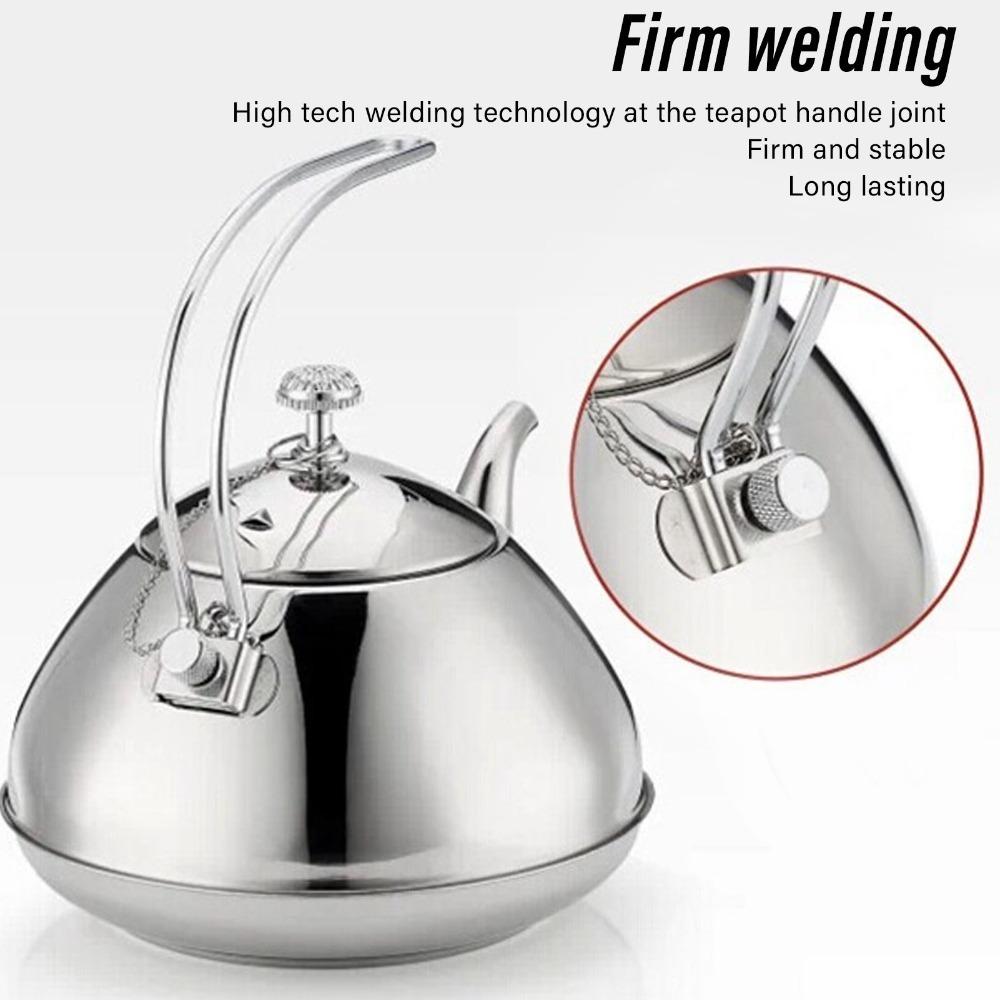 Removable Infuser Stainless Steel Tea Pots Stainless Steel Tea Kettle With Infuser  Home Kitchen