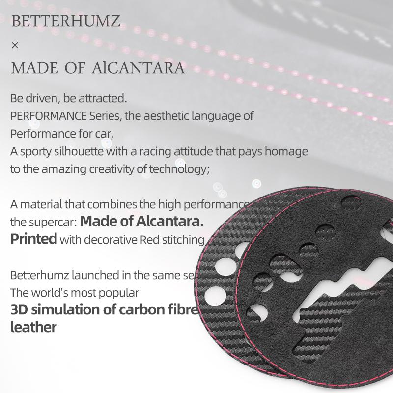 Betterhumz For Suzuki Swift 2005-2016 Made of Alcantara Center Console Gear Shift Trim Stickers Tuning Car Interior Accessories