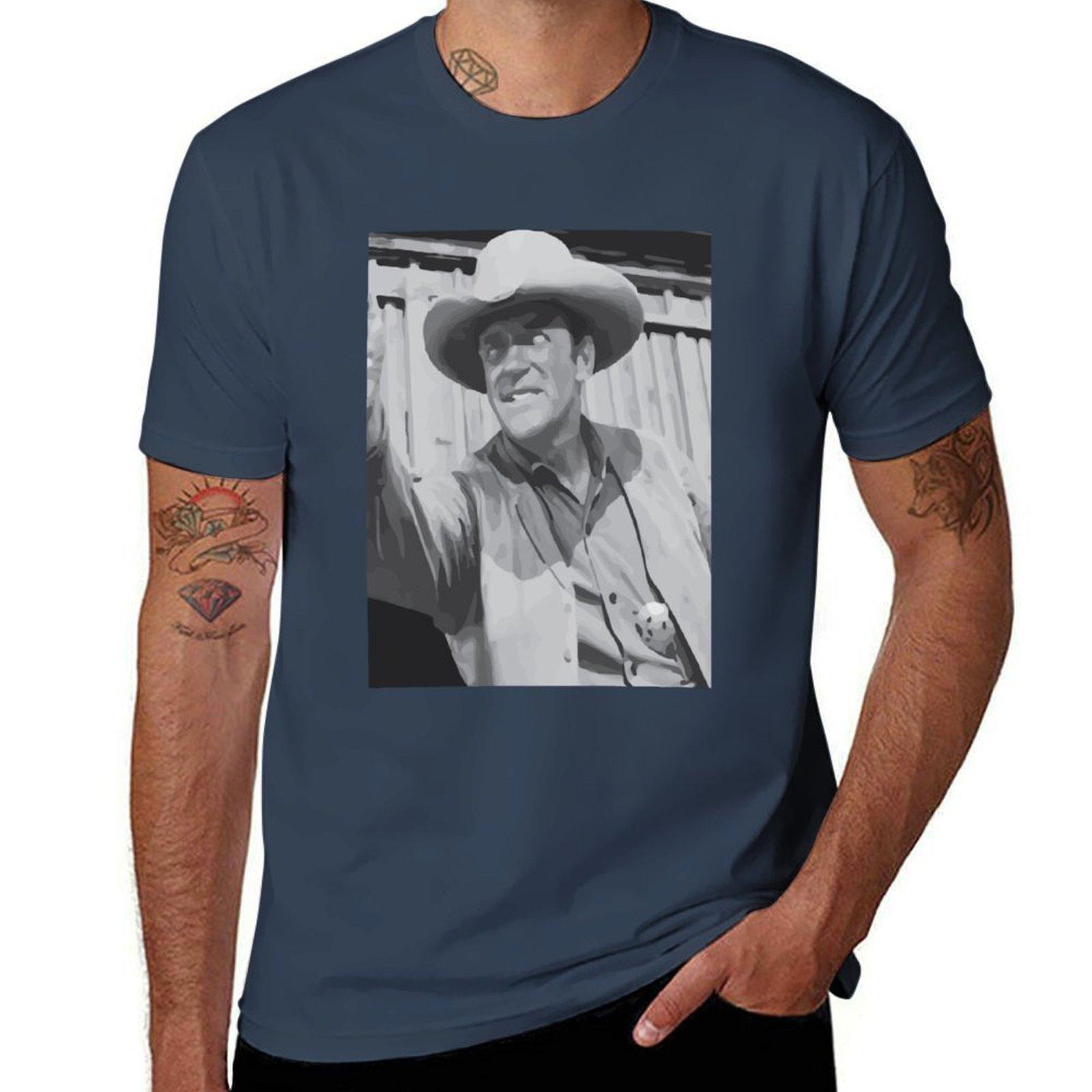 Gunsmoke TShirt NonShrink Basic Cotton TShirt S