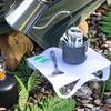 Einfacher Klapptisch Kompakt Tisch mit rutschfester Basis Wetterbeständiger Outdoor-Beistelltisch für Zusammenkünfte Kinderanlass