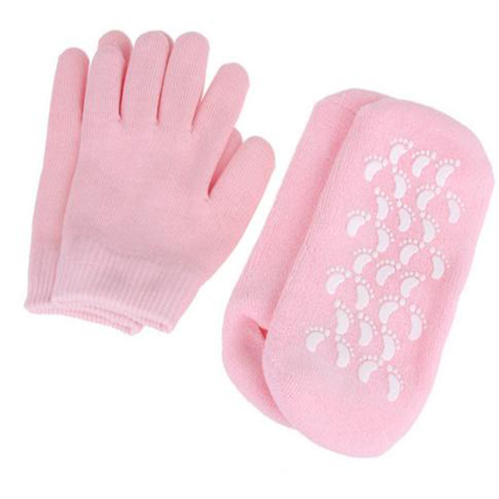 SPA Gel Socks Essential Oil Gloves Moisturizing Whitening Beauty Hand Foot Care Silicone Socks