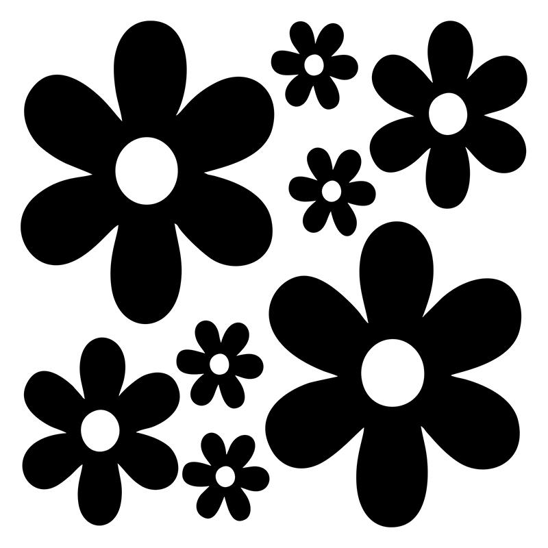 G157 Autoaufkleber Blume Schön für Autofenster Karosserie Dekoration Automobile Motorrad Außenzubehör Vinyl Aufkleber