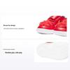 Team Hustle D9 Lil TD Fast N Furry - Chile Red Baby Sneakers Wolf-Grey Black CT4066-600