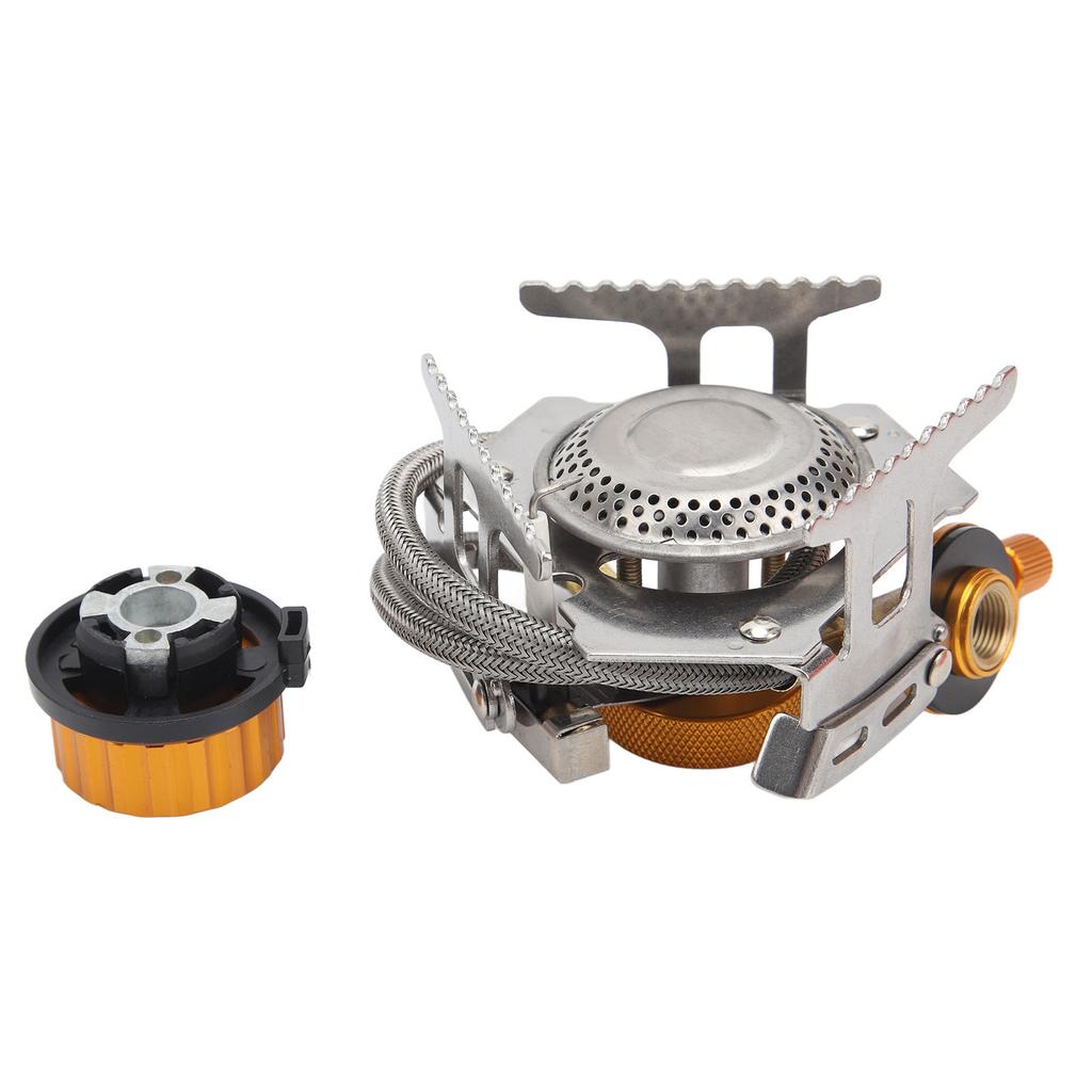 3700W Camping Gas Stove Foldable Stove Burner with Piezoelectric Ignition for Outdoor Backpacking Hi