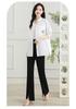 [Shirt] Summer collar solid color thin cardigan temperament versatile mid length shirt for women