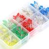 300pcs 3mm 5mm LED Light White Yellow Red Blue Green Assortment Diodes Kit