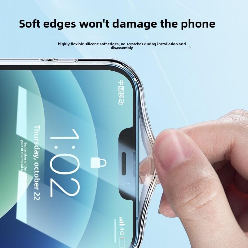 Phone Case For iPhone 17 Air 16 15 14 7 8 Plus 13 12 11 Pro Max Clear Bumper Hard Silicone Luxury Transparent Shockproof Cover