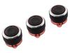Citroen C2 03-09 Air Vent Knobs BLACK 3 Pcs Set