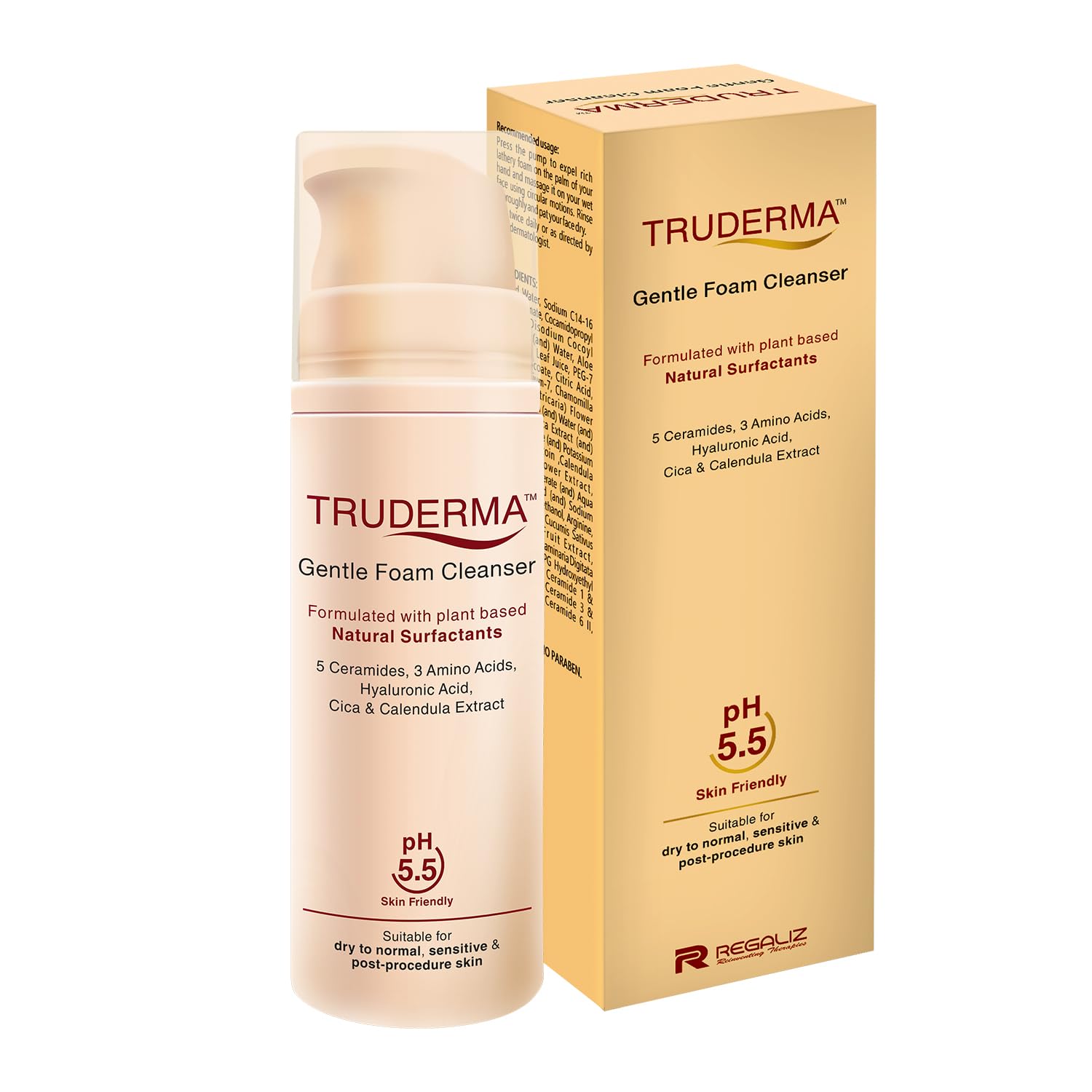 Regaliz Truderma Gentle Foam Cleanser |
