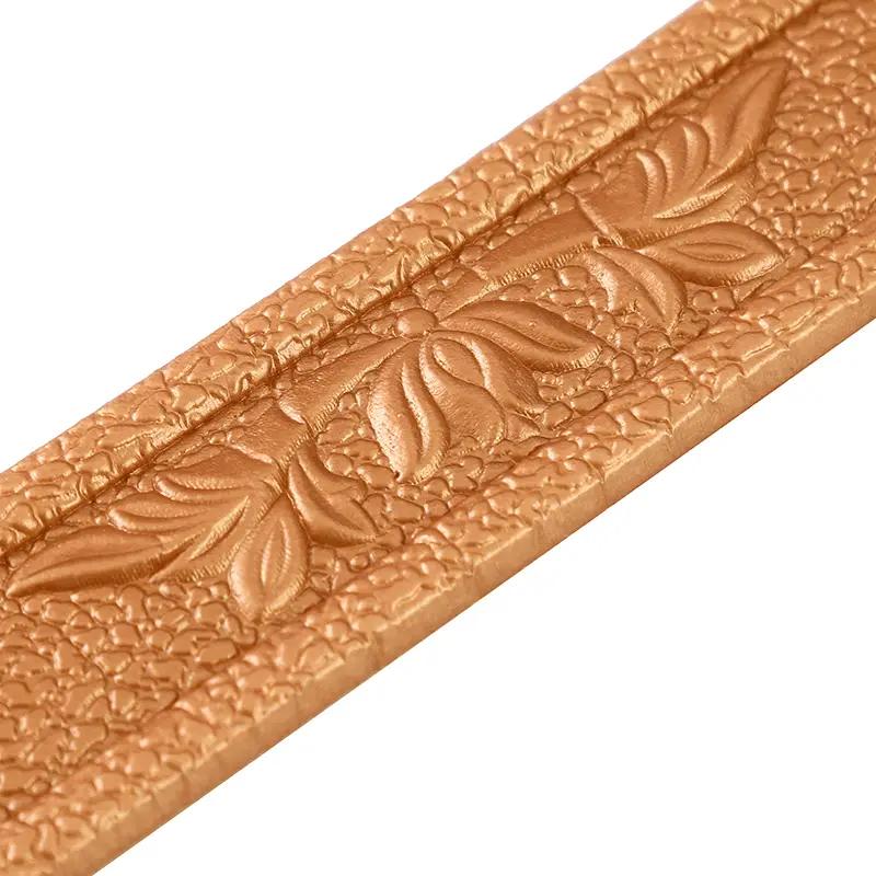 1PC 2.3mx4cm Ceiling Decorative Strip Self Adhesive Wall Trim Line Wall Border Skirting Home Decoration Wall Stickers