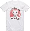 Cat T Shirt Cute Regular Fit 100% Cotton Unisex Tee