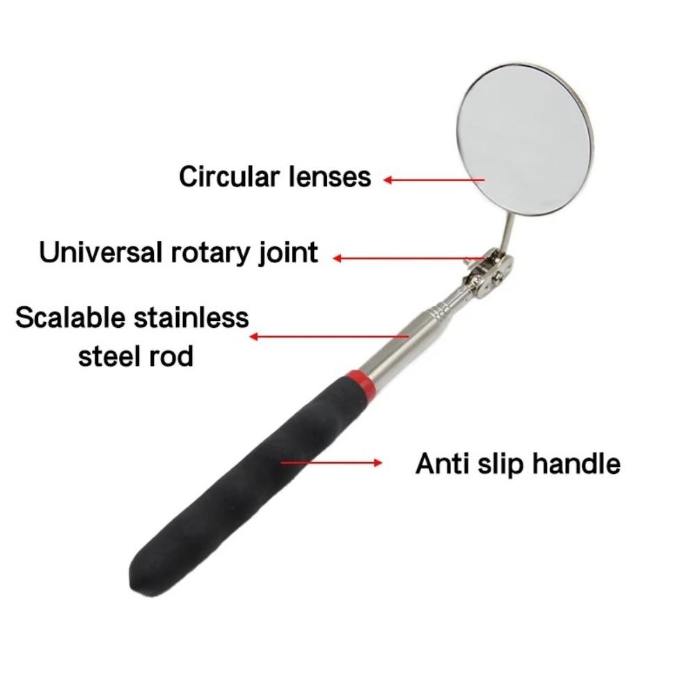 High-definition Adjustable Flexible Mirror Long Handle 360° Swivel Mirror  Mechanic Repairing