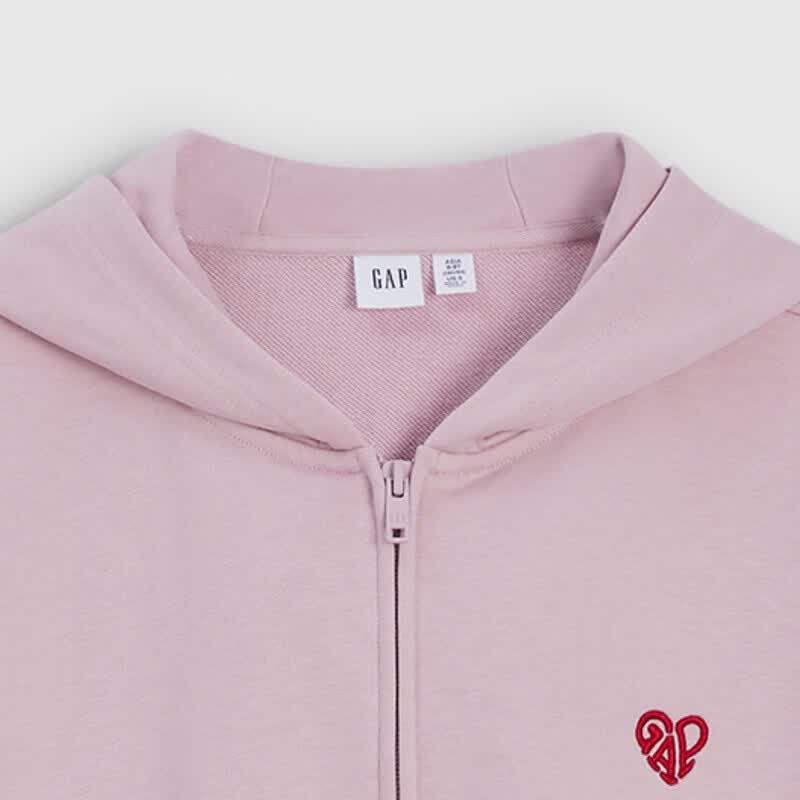 Gap Women's Heart Logo Embroidered Hooded Cardigan