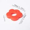 Key Distinguish Key Cap Cover Flower Shape Multi-color Key Sleeve Silicone Key Sleeve  Key