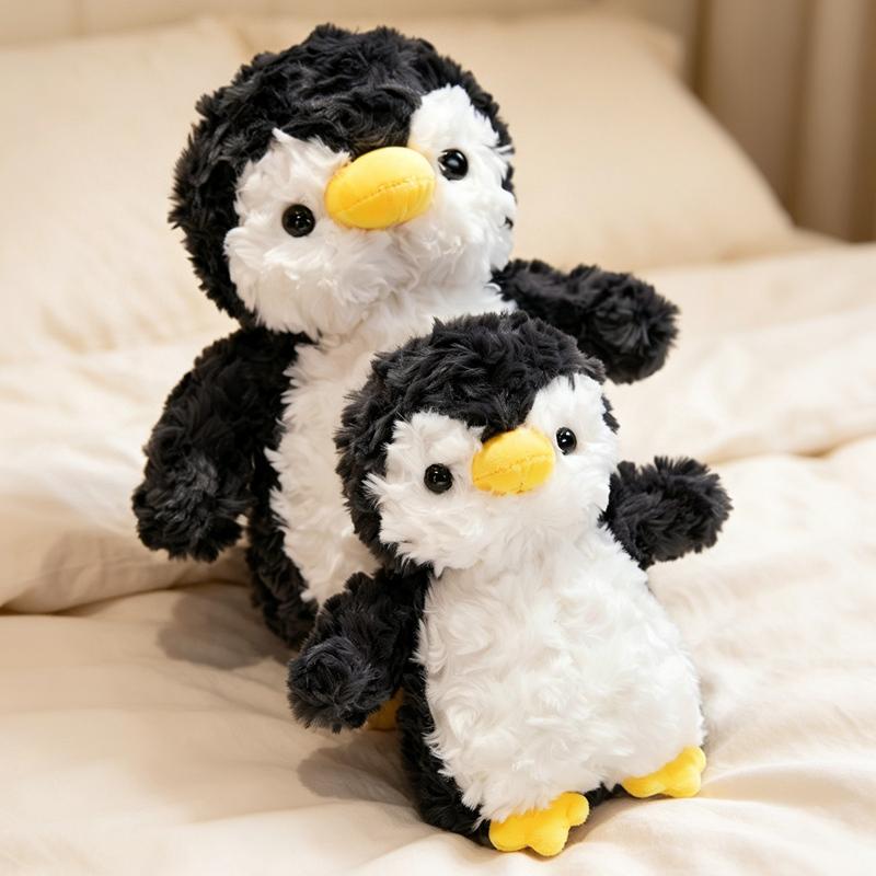 22/30cm Penguin Fuzzy Cartoon Animal Plush Toy Stuffed Kawaii Plushie Companion Birthday Gift