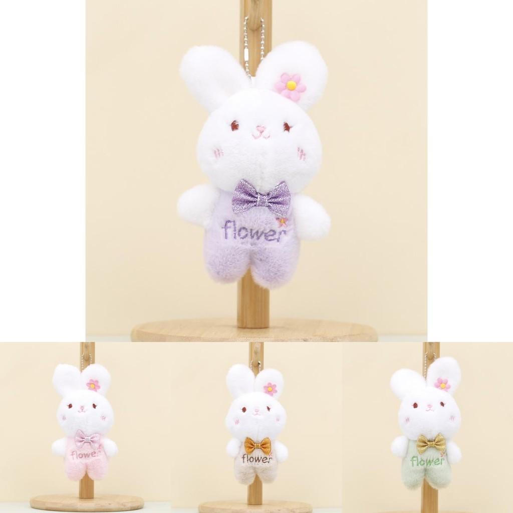 Charming Plush Bear Keychain Soft Pp Cotton Stuffed Animal For Backpacks
