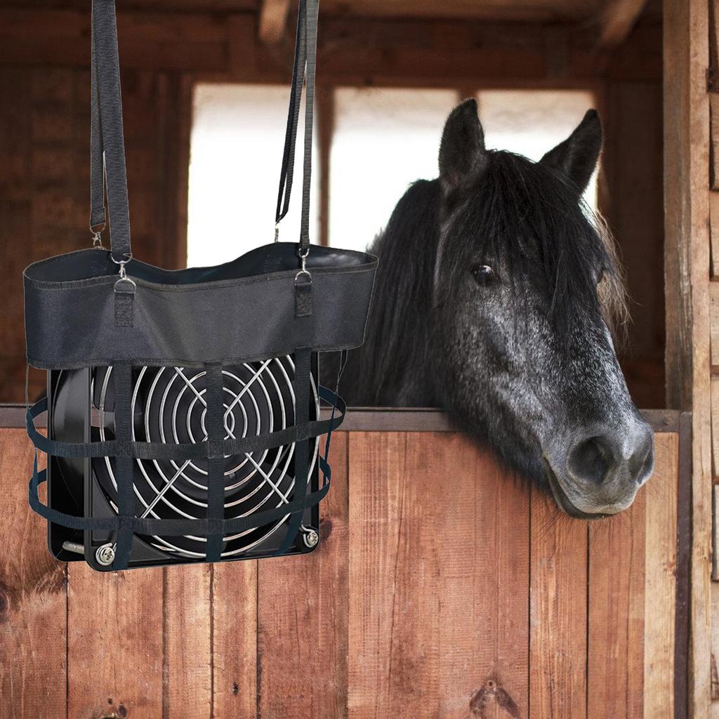 Adjustable Equine Fan Bag Box Fan Holder Horse Stall Fan Bag Hanging Horse Fan Holder for Horse Stall Easy To Use