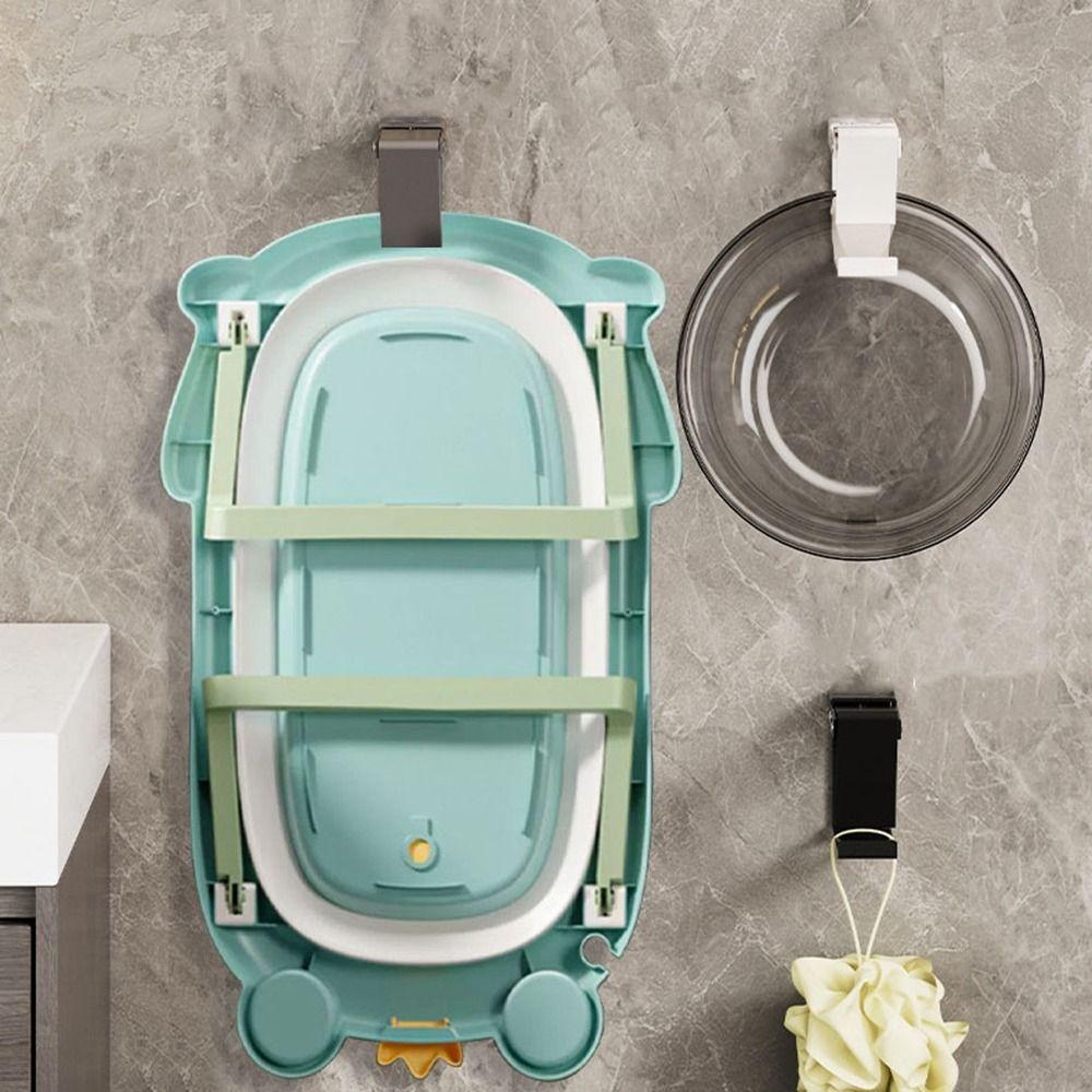 Hole-free Washbasin Hook Carbon Steel Basin Storage Stand Washbasin Rack Holder  Toilet