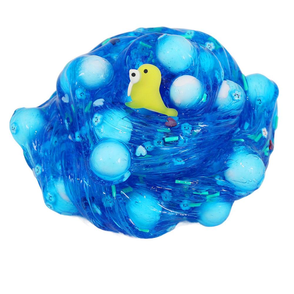 2.37oz Jelly Cube Crunchy Crystal Slime kit Clear Sticky Slime Soft DIY Non-Sticky Stretchy Sludge Party Favors Birthday Gifts