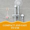 Tulip Pattern Suction Cup Shower Head Bracket 360° Adjustable Wall Mounted Shower Base  Kitchen