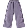Disney Girls' Winter Fleece-Lined Wide-Leg Mickey Trousers