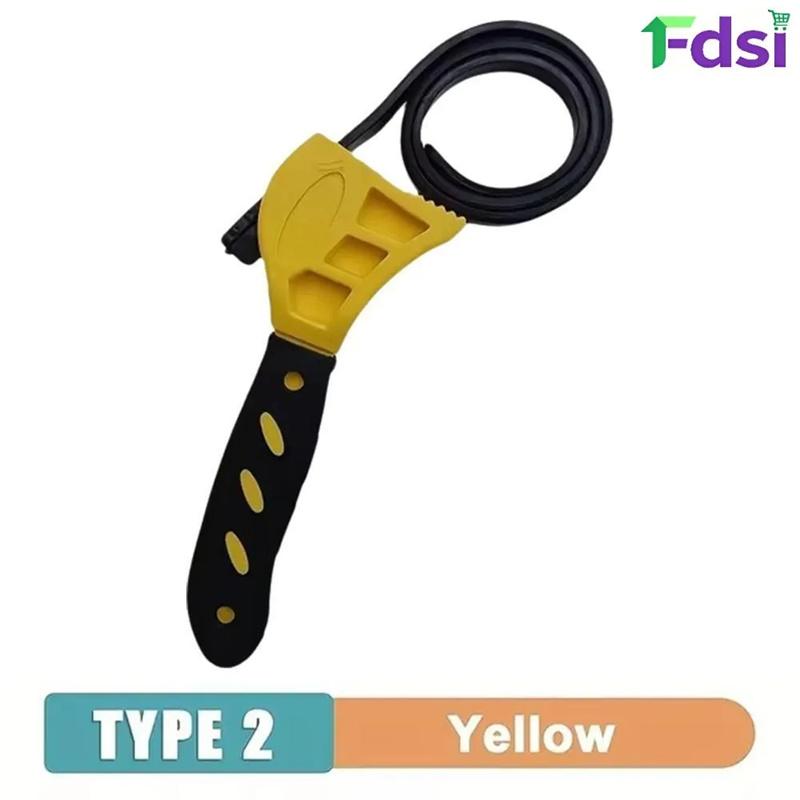 Универсальный - Ремень Для Очистителей, Многофункциональный Регулируемый Универсальный Для Автомобильных Резиновых Фильтров. жёлтый