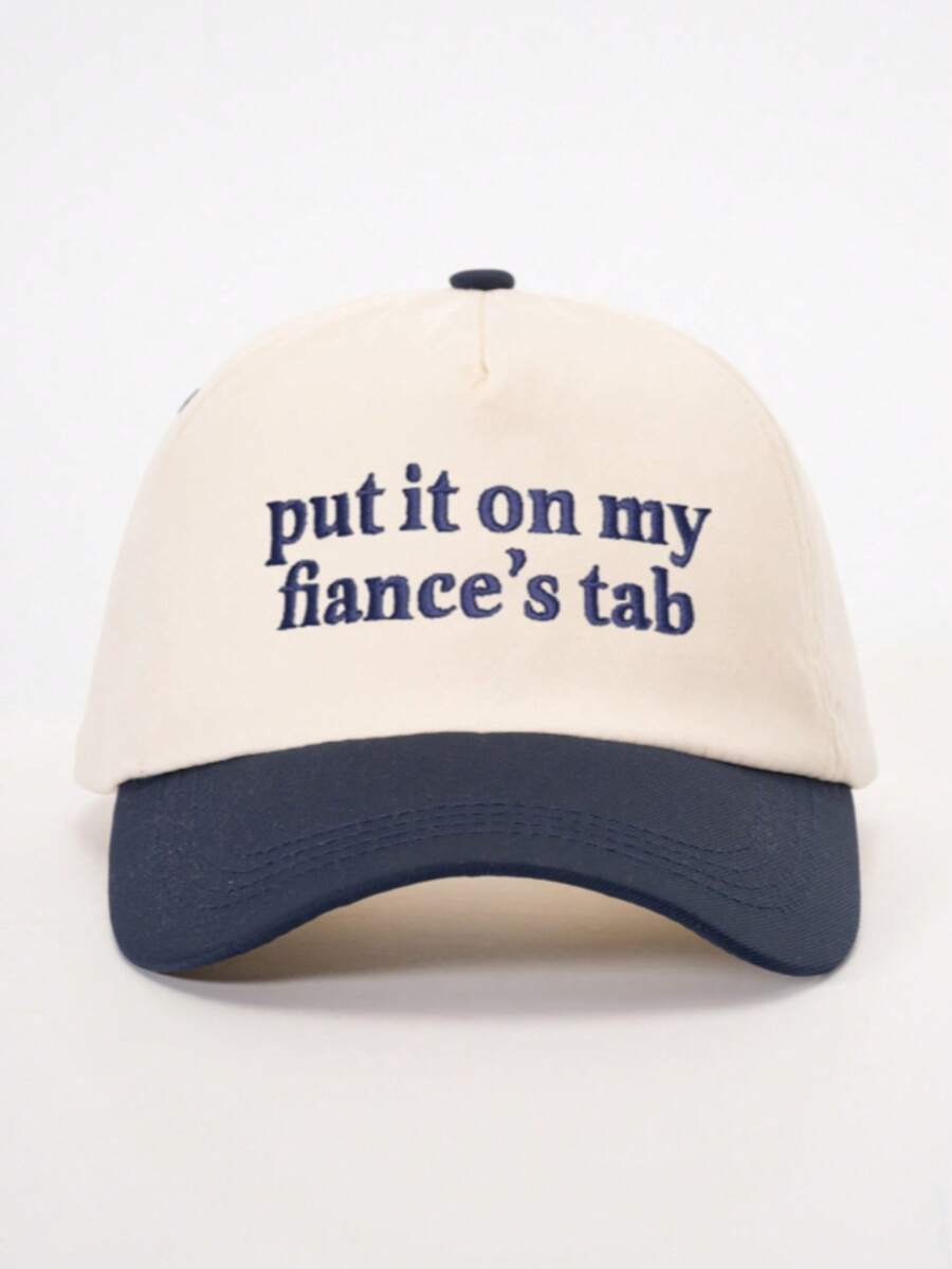 Embroidered Put It On My Husbands Tab Adjustable Baseball Cap Casual Sun Protection Hat