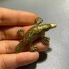 Brass Duckbill Figurine for Collector and Home Decoration Vintage Antique Metal Animal Miniature Statue Desktop Ornament