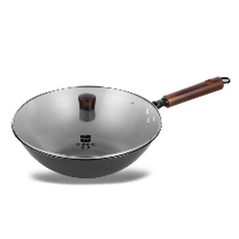 Sanho 34cm Nitrided Iron Wok