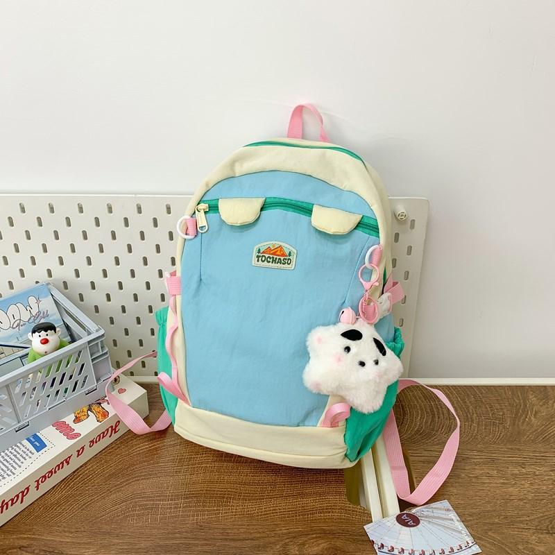 

Уникальный стильный рюкзак для детей 1-3 классов, модный дизайн, для школы, повседневный Blue