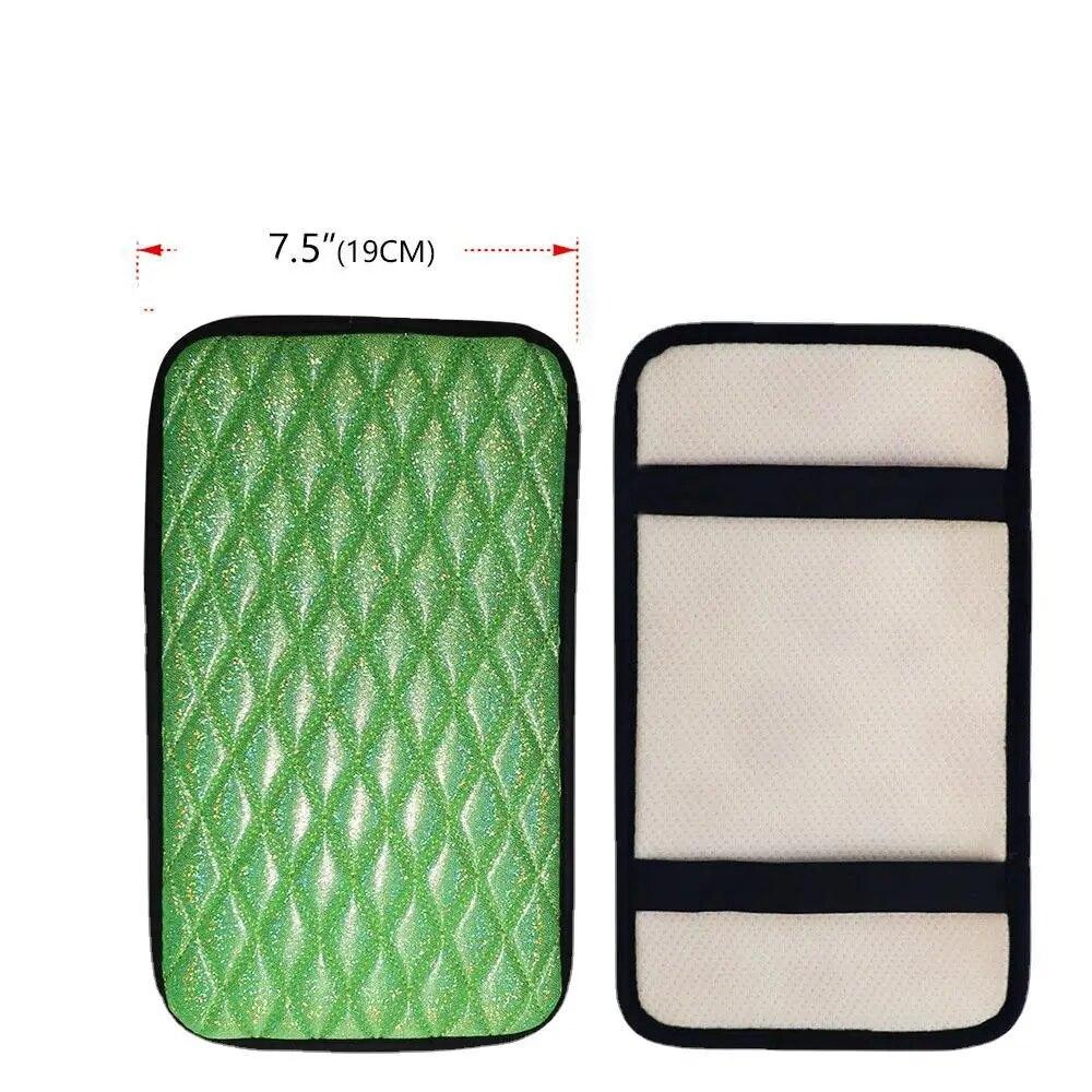 Verdicken Auto Armlehne Pad Armlehne Abdeckung Konsole Box Matte Innen Atmungsaktive Auto Armlehnen Lagerung Box Matten Zubehör Universal