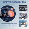 Passenger Right Side Mirror Glass - Compatible with Jeep Vehicles - Compass 2017-2025, Cherokee 2014-2023, with Heated/Blind Spot Detection, Without