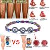 Kolorowe hematytowe magnesy energetyczne bransoletka Anklet kobiety kolorowy kamień terapia magnetyczna bransoletka opieki zdrowotnej urok biżuterii