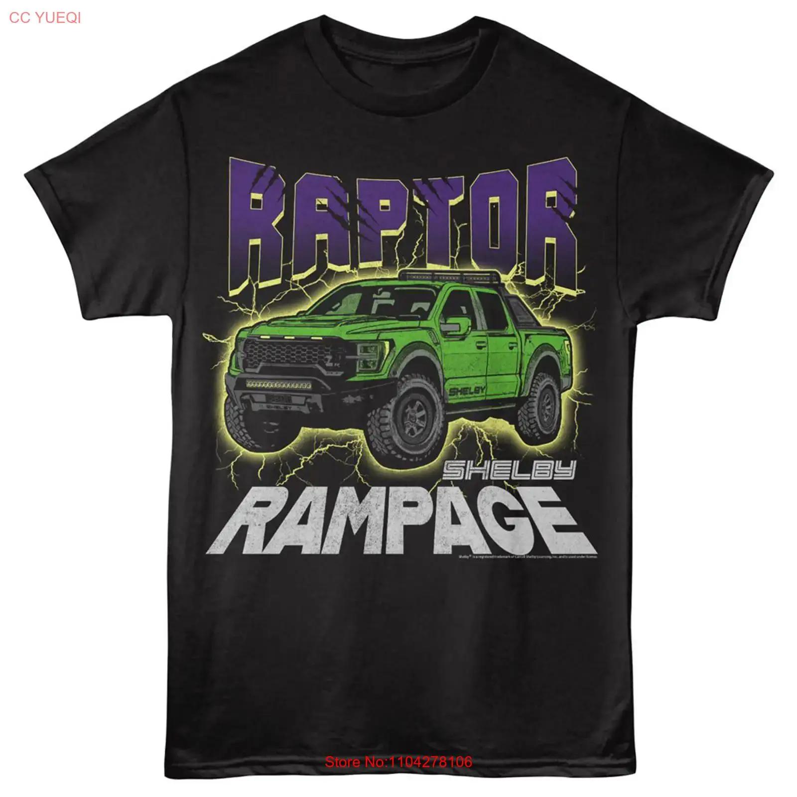 Carroll Shelby Raptor Rampage Зеленый Молния Мужская Футболка винтажная Стиранный Топ Для Повседневной Носки Немного Растягивается Мягкий S разноцветный