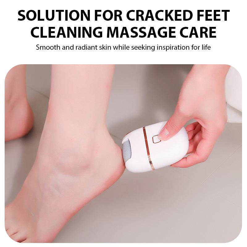 Rechargeable Electric Foot Grinder Dead Skin Remover Calluses Feet Scrubber Electric Foot File Dry Dead Cracked Foot Care Repair