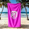 Atletico Madrid Beach Towel Super Soft Absorbent Comfortable Lightweight Perfect For Traveling Yoga Camping And Swimming