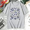 Vintage Blueberry 90s Graphic TShirt Retro Fruit Berry Nature Y2k Unisex Shirt Unisex Summer Casual Crewneck Cotton Short Sleeve