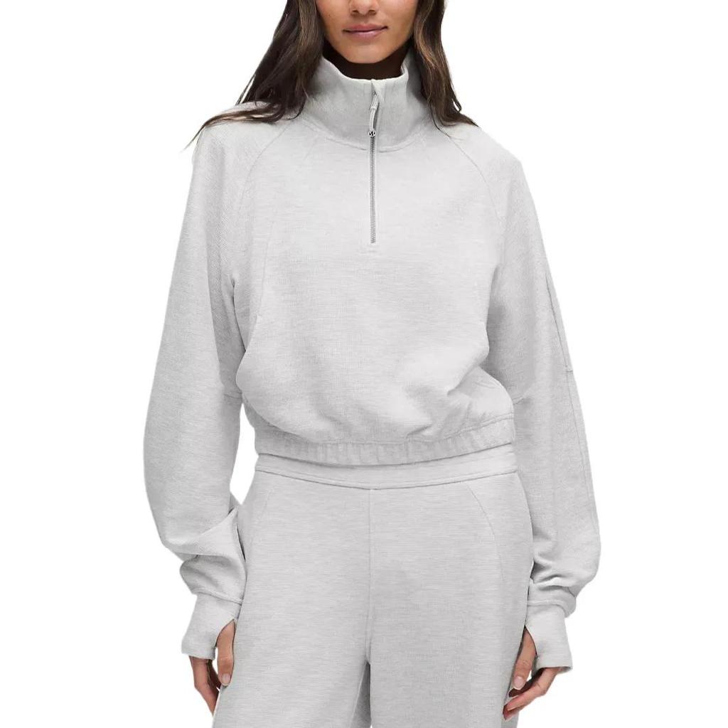 Lululemon Scuba Sweatshirt Women's (Unisex) Sweatshirts LW3JCTS | Heathered Dreamy Blue