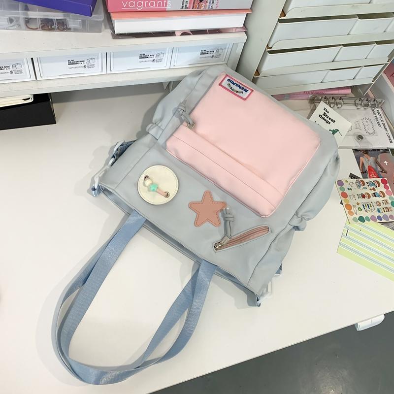 Сумка через плечо женская сумка большой вместимости сумка для школьников сумка — фото 12