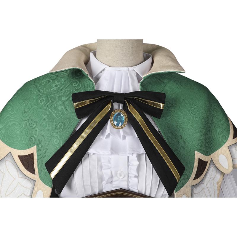 Venti Cosplay Costume Cloak Outfit Shoes Full Set Cosplay Halloween Party Women Costume