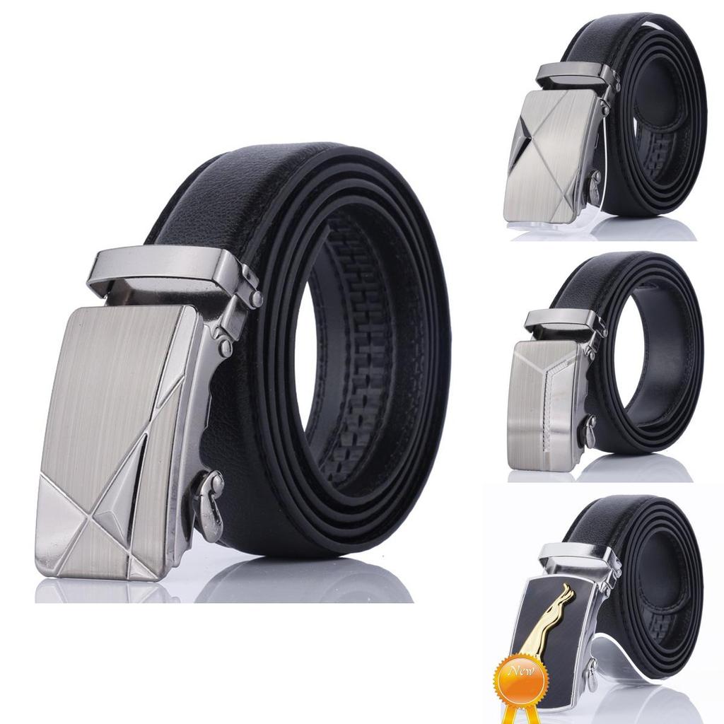 Premium Quality Men's Ratchet Dress Belt With Automatic Buckle For A Perfect Fit