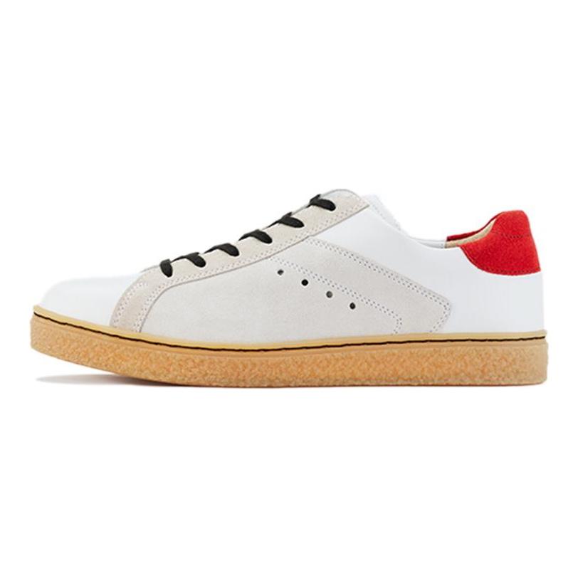 Onitsuka Tiger Mitio Leather Abrasion Resistant Abrasion Resistant Low top Skateboard Shoes Unisex White Gray 1183B679-100