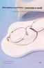 Women's Pure Titanium Small Frame Eyeglasses with Myopia Lenses - Fashionable & Simple Design for Youth